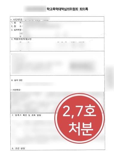 [학교폭력가해자 2, 7호 처분] 폭행 당해 코뼈 골절 당한 피해자 조력한 사례