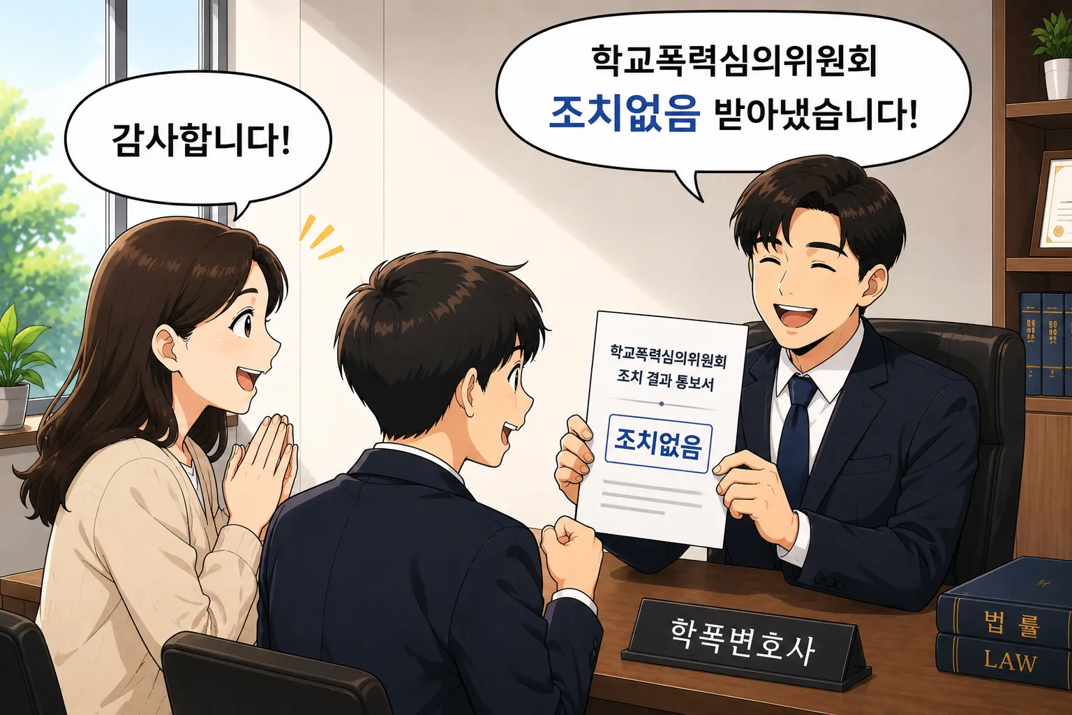 학교폭력 심의위원회 조치없음 처분 받아낸 사례
